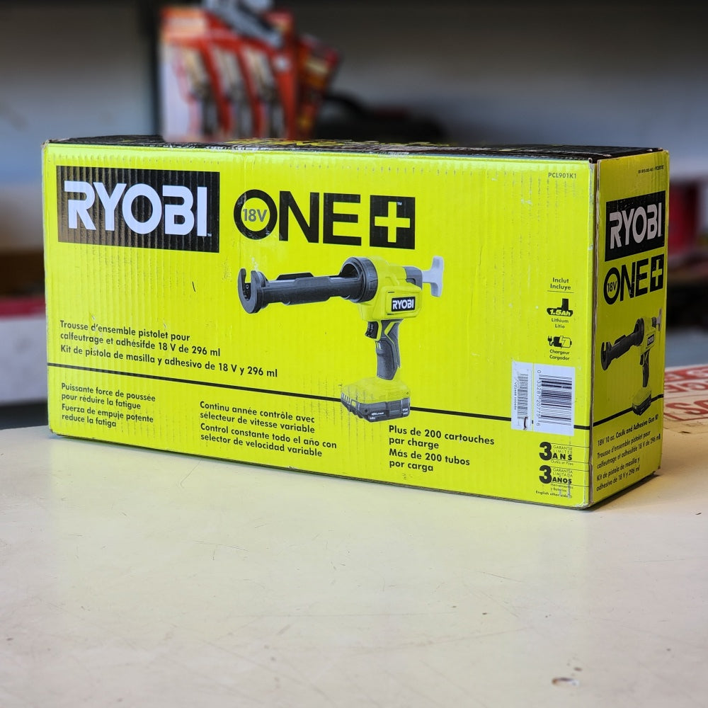 ONE + 18V Cordless 10 oz. Caulk & Adhesive Gun ONE + 18V Cordless 10 oz. Caulk & Adhesive Gun